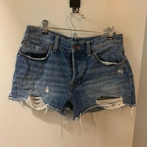 Free People Jean Shorts